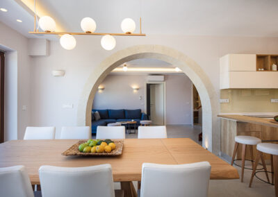 indoor Vardina Villa Chania Crete