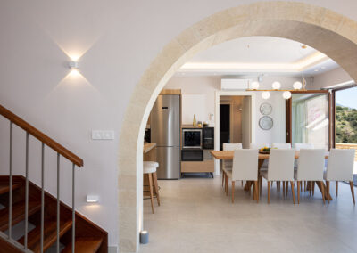 indoor Vardina Villa Chania Crete