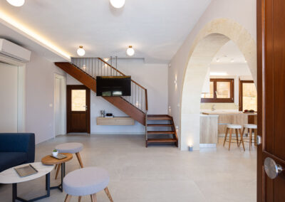 indoor Vardina Villa Chania Crete