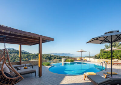 Outdoor Villa Vardina in Chania Crete