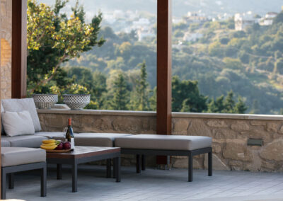 Outdoor Villa Vardina in Chania Crete