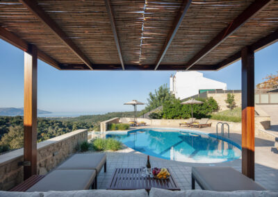 Outdoor Villa Vardina in Chania Crete