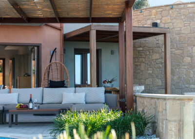 Outdoor Villa Vardina in Chania Crete
