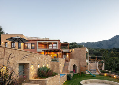 Outdoor Villa Vardina in Chania Crete