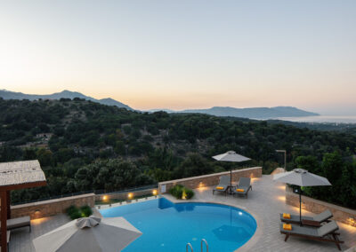Outdoor Villa Vardina in Chania Crete