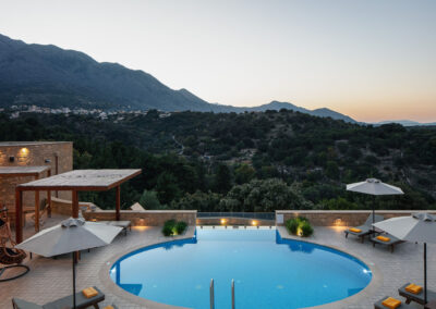 Outdoor Villa Vardina in Chania Crete