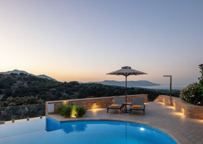 Outdoor Villa Vardina in Chania Crete