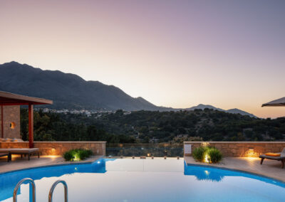 Outdoor Villa Vardina in Chania Crete