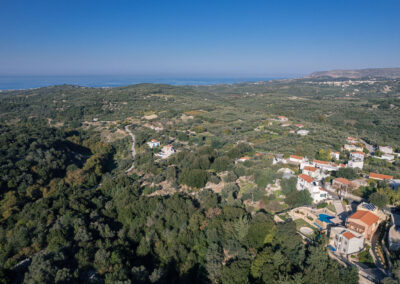 Outdoor Villa Vardina in Chania Crete