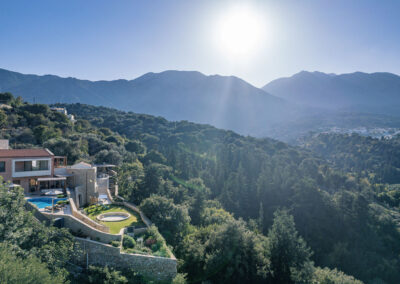 Outdoor Villa Vardina in Chania Crete