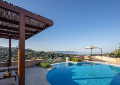 Outdoor Villa Vardina in Chania Crete