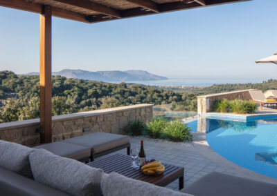 Outdoor Villa Vardina in Chania Crete