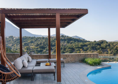 Outdoor Villa Vardina in Chania Crete