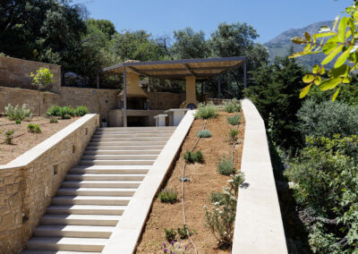 Outdoor Villa Vardina in Chania Crete