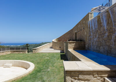 Outdoor Villa Vardina in Chania Crete