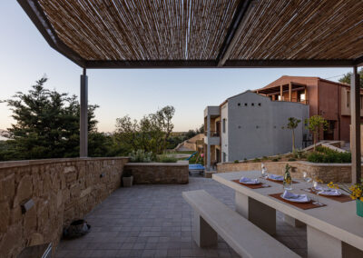 Outdoor Villa Vardina in Chania Crete