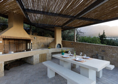 Outdoor Villa Vardina in Chania Crete