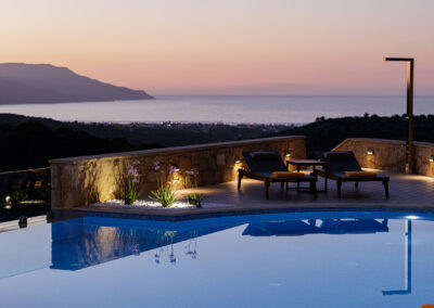 Outdoor Villa Vardina in Chania Crete